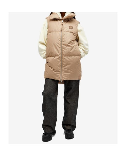Canada Goose Natural Logo-Patch Padded Cotton Gilet