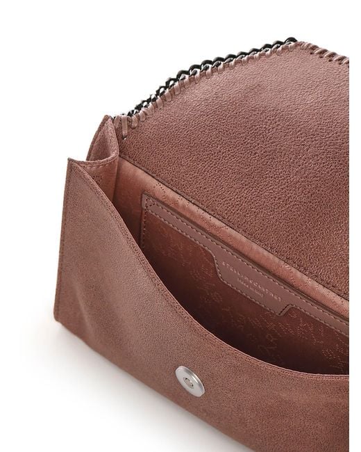 Stella McCartney Natural Falabella Chain Linked Crossbody Bag