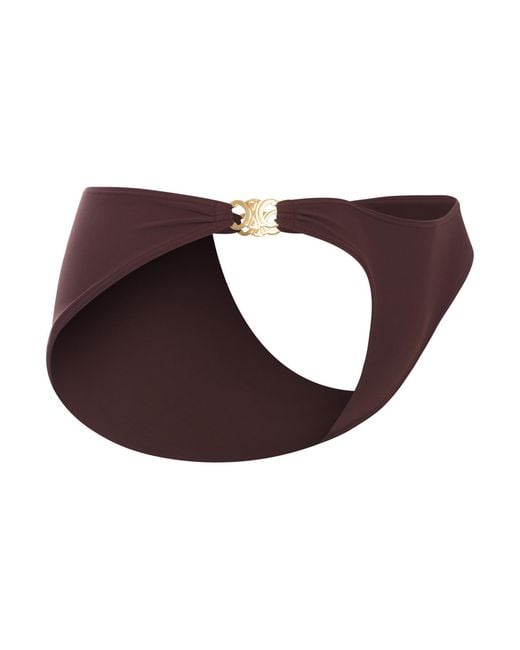 Céline Purple Swimwear Bottom
