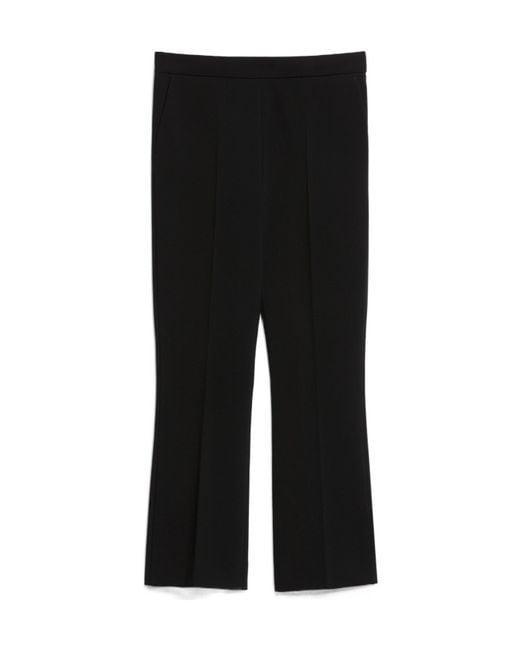 Max Mara Black High Waist Regular Fit Pants