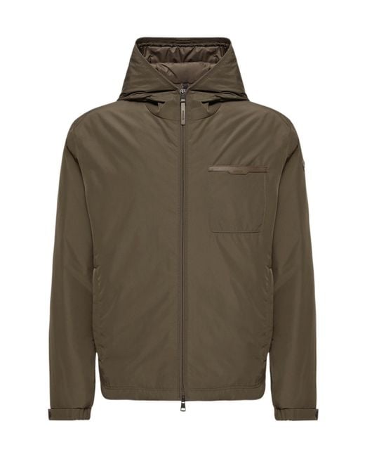 Moncler Green Austerin Hooded Short Down Jacket for men