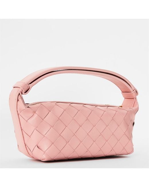 Bottega Veneta Pink Woven Handbag