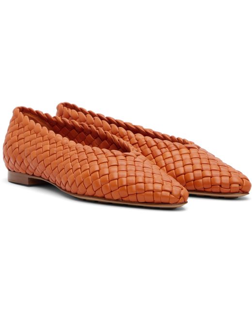 Bottega Veneta Brown Ofia Ballet Flats