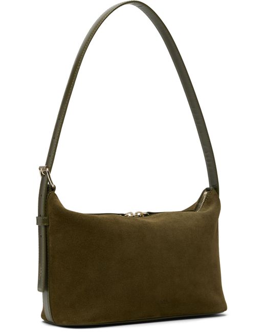 A.P.C. Green Khaki Vera Shoulder Bag