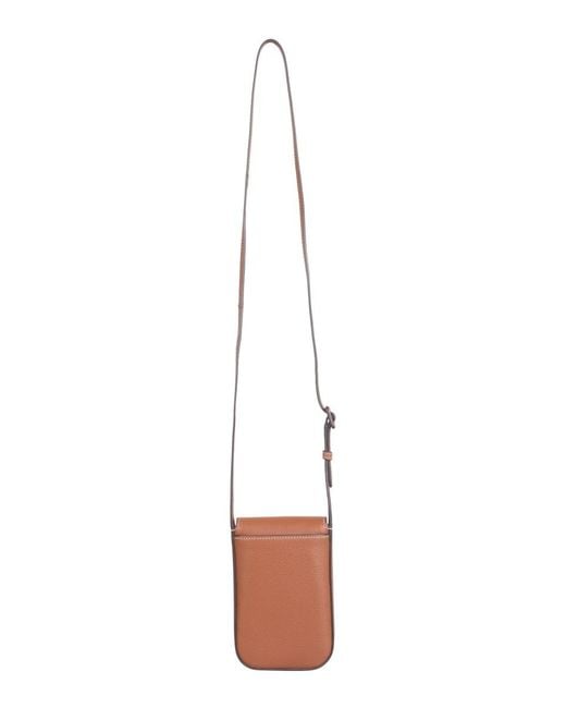 Tory Burch White Miller Phone Crossbody
