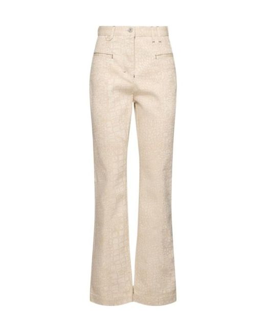 Jacquemus Natural Le De-N?Mes Norma Straight Jeans