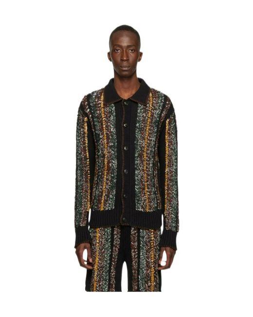 Amiri Black Logo Knitted Sweater for men