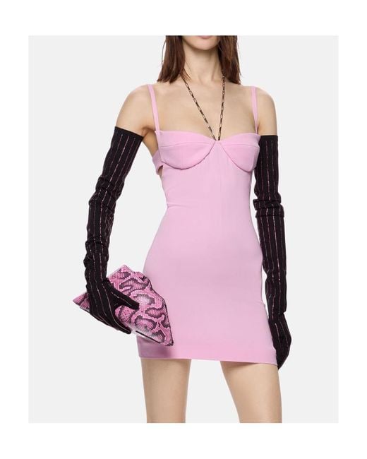 The Attico Pink The Sleeveless Mini Dress