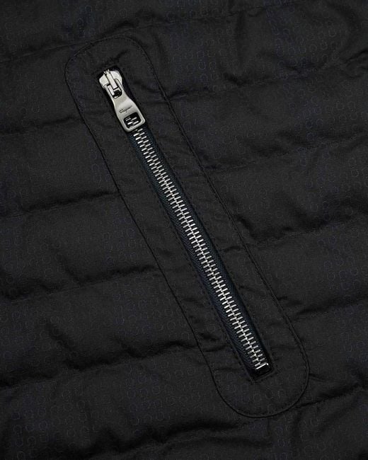 Ferragamo Black Quilted Cotton Suit for men