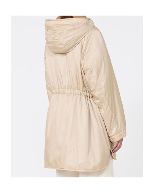 Weekend by Maxmara Natural Reversible Water-Repellent Canvas Padded Parka