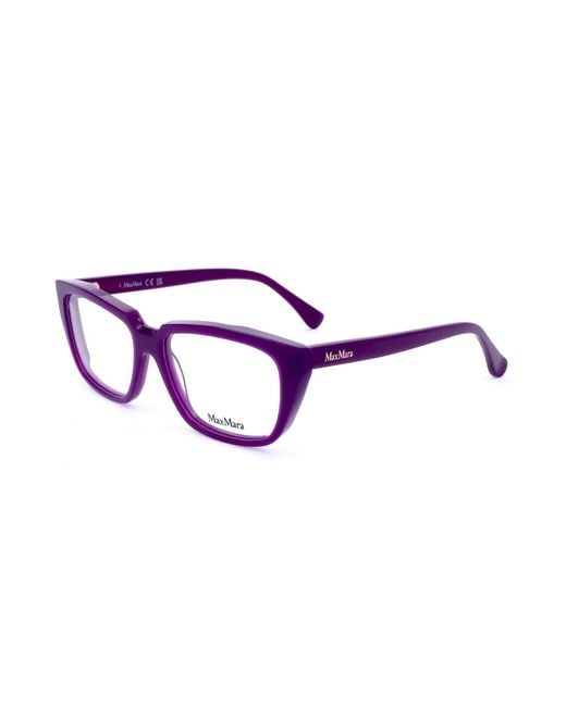 Max Mara White Square Frame Glasses