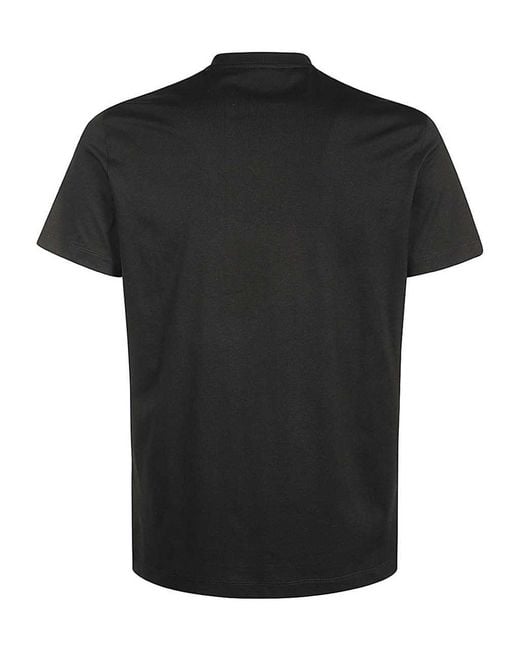 Dondup Black Button Front T-Shirt for men