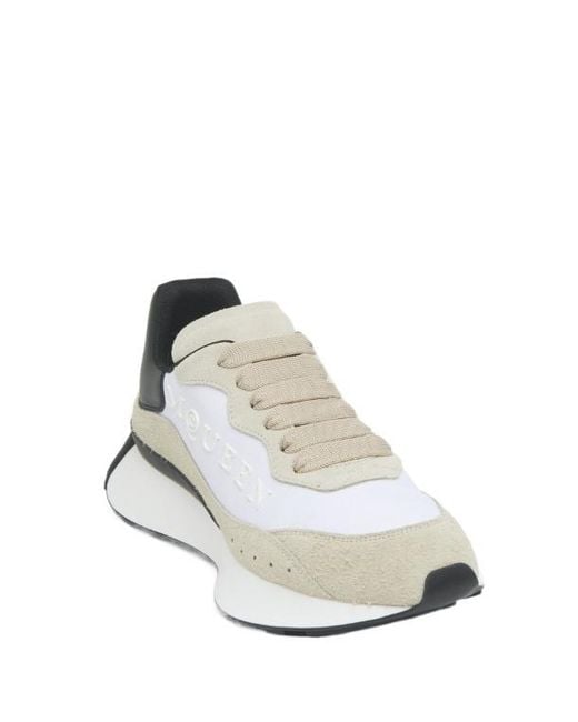 McQueen White Sprint Runner for men