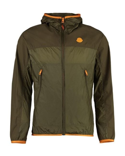 Moncler Green Logo Casual Jacket for men