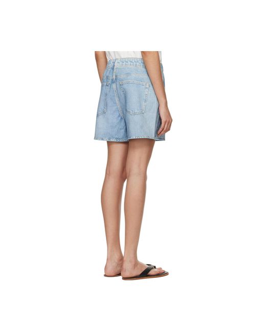Rag & Bone Blue Miramar Denim Shorts