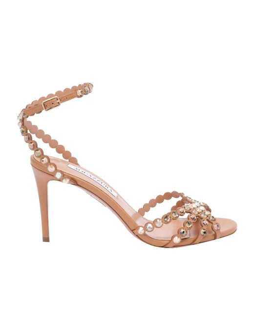 Aquazzura Pink Sandals