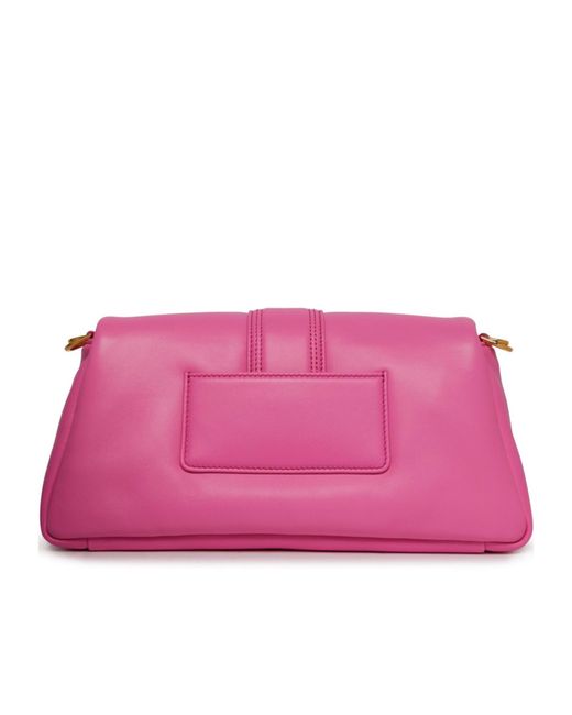 Jacquemus Pink Le Bambimou Medium Logo Shoulder Bag