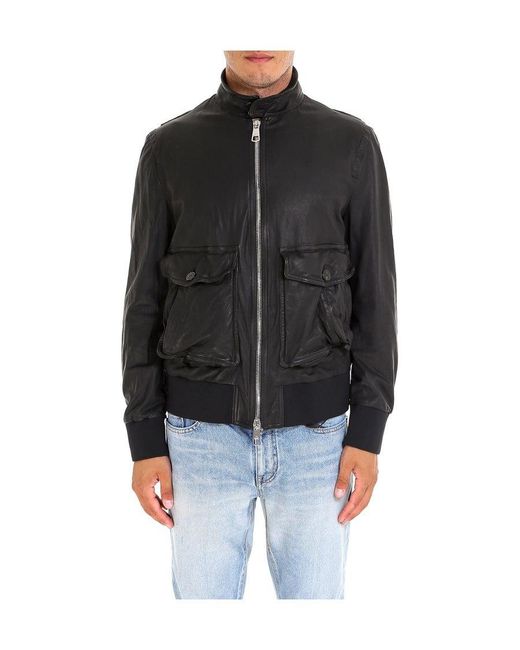 Neil Barrett Black Logo Casual Jacket for men
