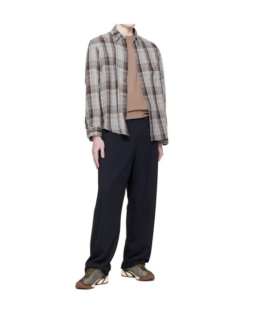 Nanamica Black French Terry Cloth Sweatpants for men