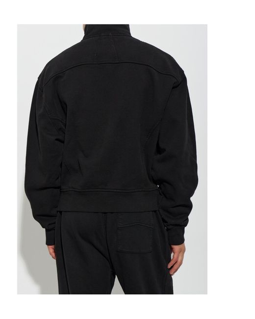 Rhude Black Long-Sleeve Sweatshirt for men