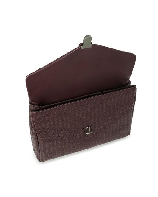 Bottega Veneta Brown Weaving Briefcase for men