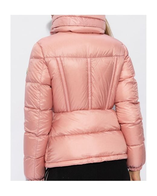 Moncler Pink Douro Zip-Up Puffer Jacket