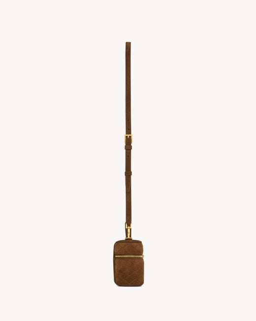 Saint Laurent Metallic Gaby Vanity Bag