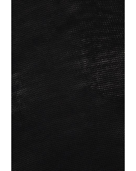 Rick Owens Black Spartan Biker Knitted Jumper