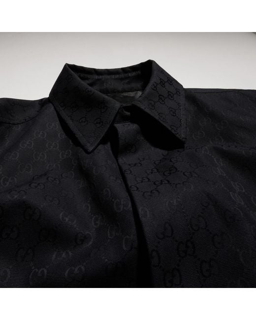 Gucci Black Gg Shirt for men