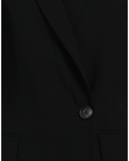 Rag & Bone Black Minimalist Double-Breasted Blazer