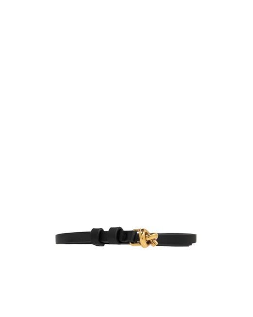 Bottega Veneta White Knot Detailed Belt