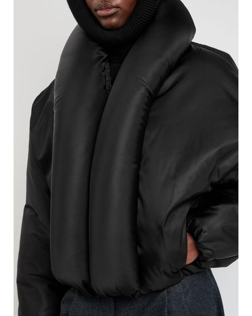 Alaïa Black Padded Shell Jacket