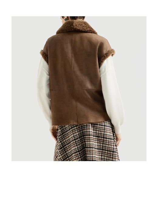 Brunello Cucinelli Brown Reversible Vest