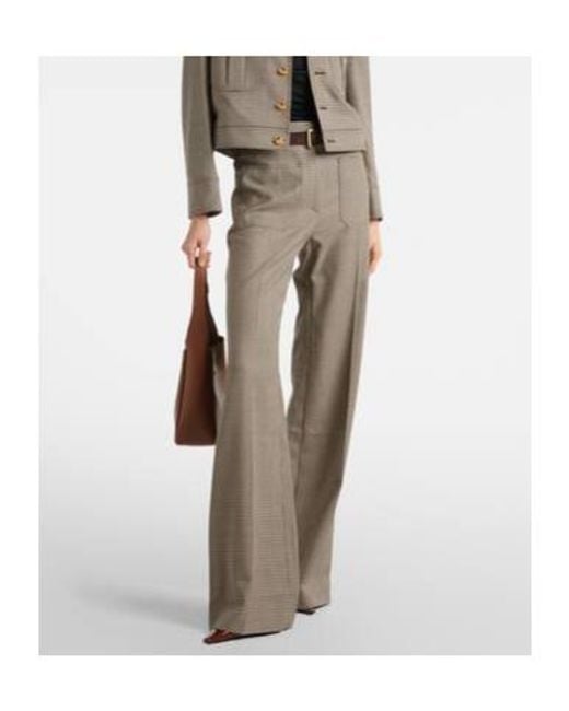 Nili Lotan Gray Flared Casual Pants