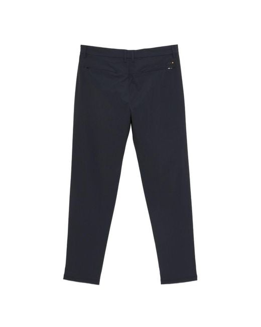 Save The Duck Blue Casual Pants With Belt Loops for men