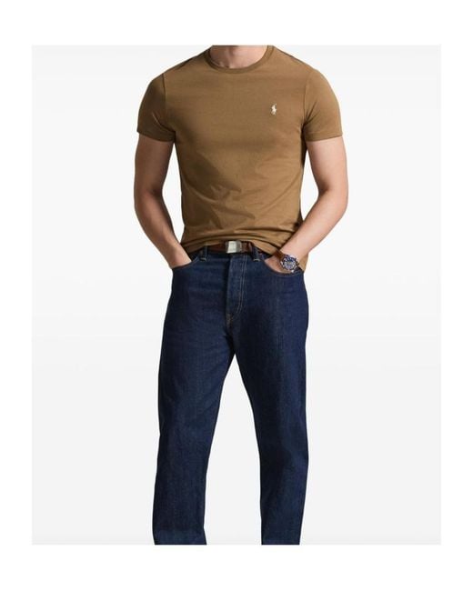 Polo Ralph Lauren Green Logo Crewneck T-Shirt for men