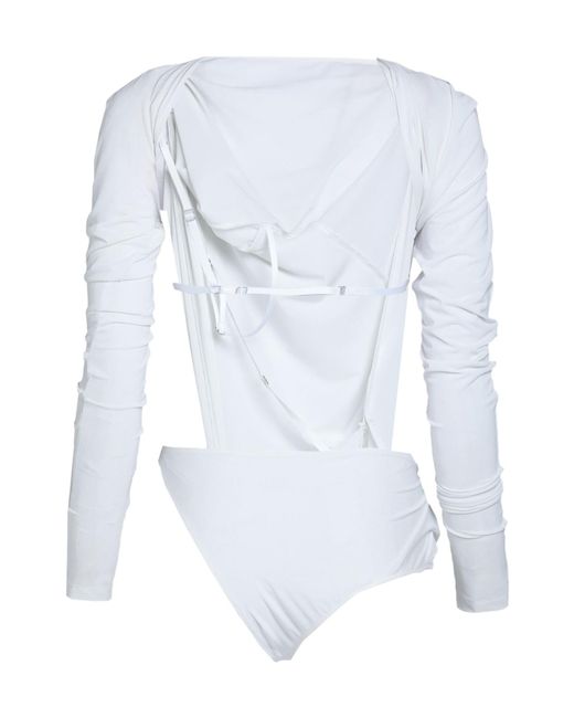 Jacquemus Blue Solid Color Tops