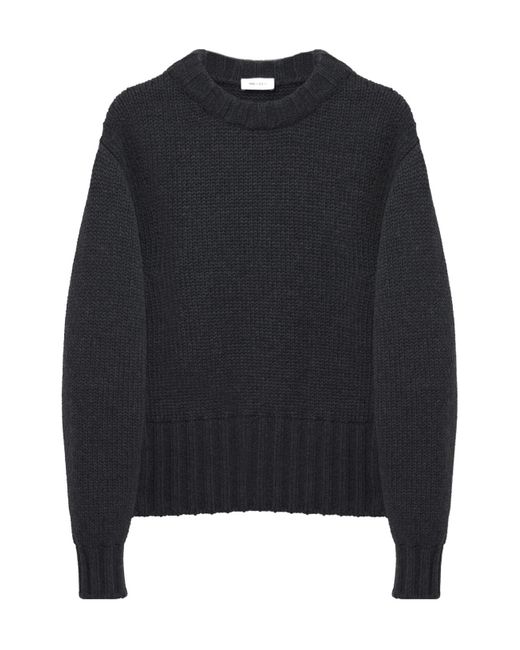 McQueen Black Crewneck Knitted Jumper