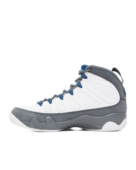 Nike Blue Air Jordan 9 Retro High-Top Sneakers for men