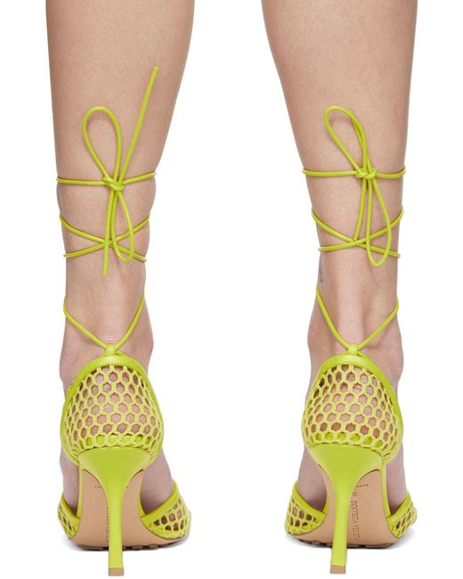 Bottega Veneta Yellow Stretch Sandals
