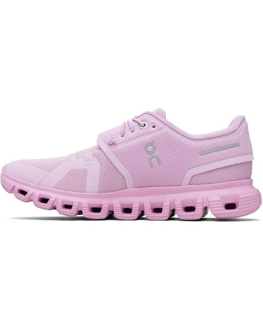 On Shoes Purple Cloud 6 Shf Lace-Up Sneakers