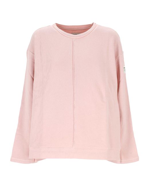 Ecoalf Pink Ankara Dropped-Shoulder Sweatshirt