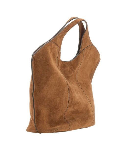 Gianni Chiarini Brown Infinity Large Tote Bag