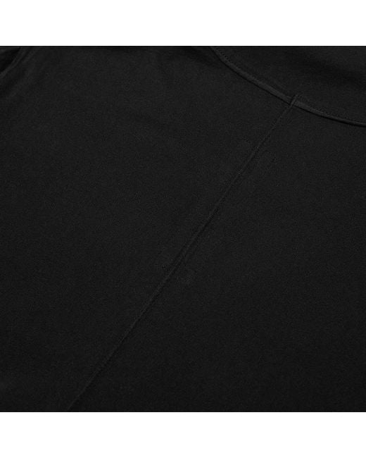 Rick Owens Black Logo Patch Detail T-Shirt for men