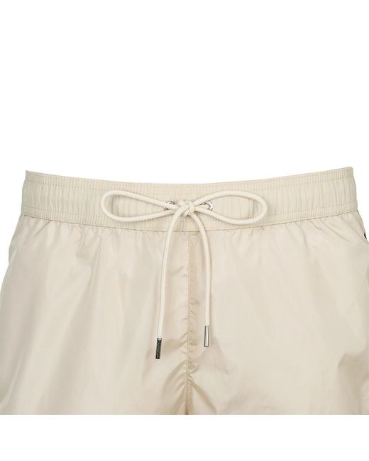 Moncler Natural Drawstring Swim Trunks for men