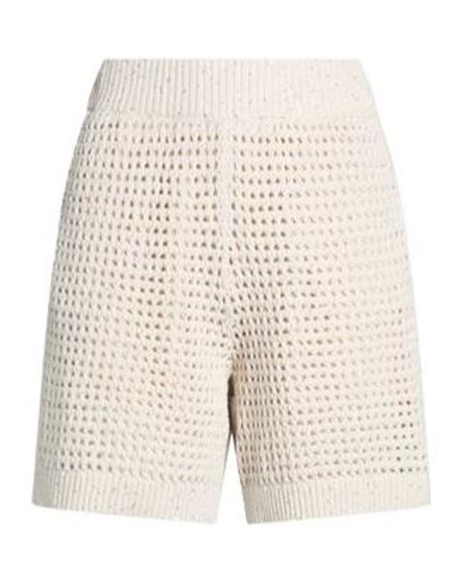 Brunello Cucinelli Natural Lightweight Knitted Shorts