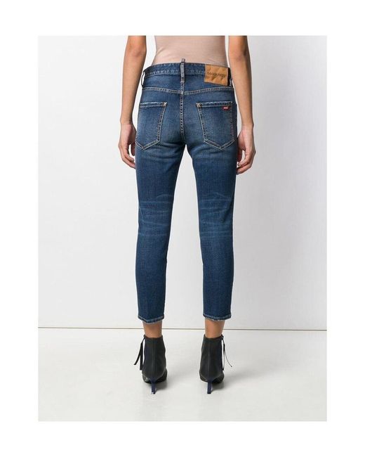 DSquared² Blue Nine-Point Slim Jeans
