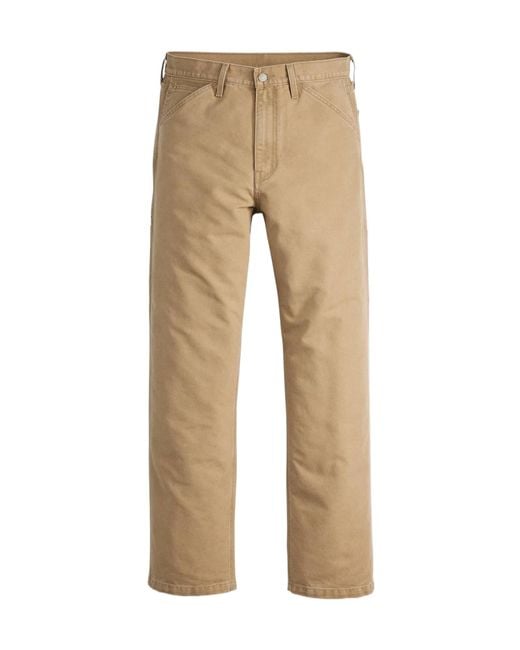 Levi's Natural 568 Straight Leg Jeans for men
