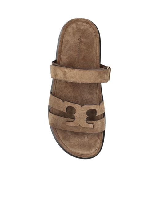 Tory Burch Brown Ines Sport Sandals