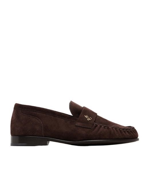 Jimmy Choo Brown Ellis Loafers